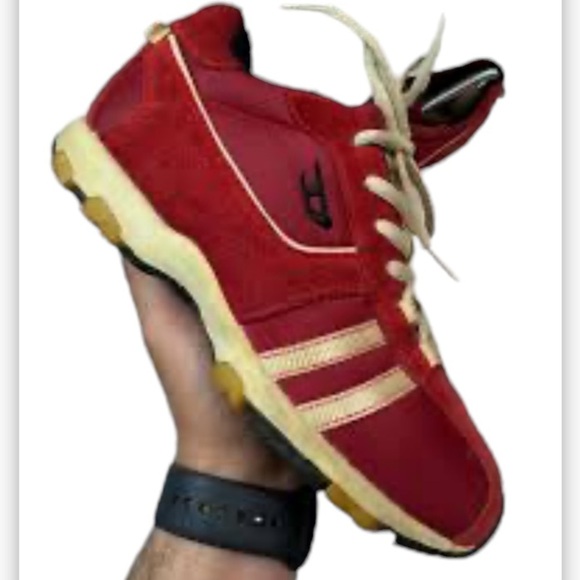 Vintage Diesel PSYKE Low Top Sneakers Avant-Garde Y2K Style Sz 44 US 10.5 Red - Picture 1 of 8
